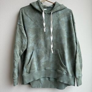 Bundle of Two Aerie Toe Dye Oversized Hoodies Size XS Green Blue Relaxed Fit